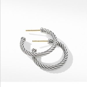 David Yurman Small Cable Hoop Earrings